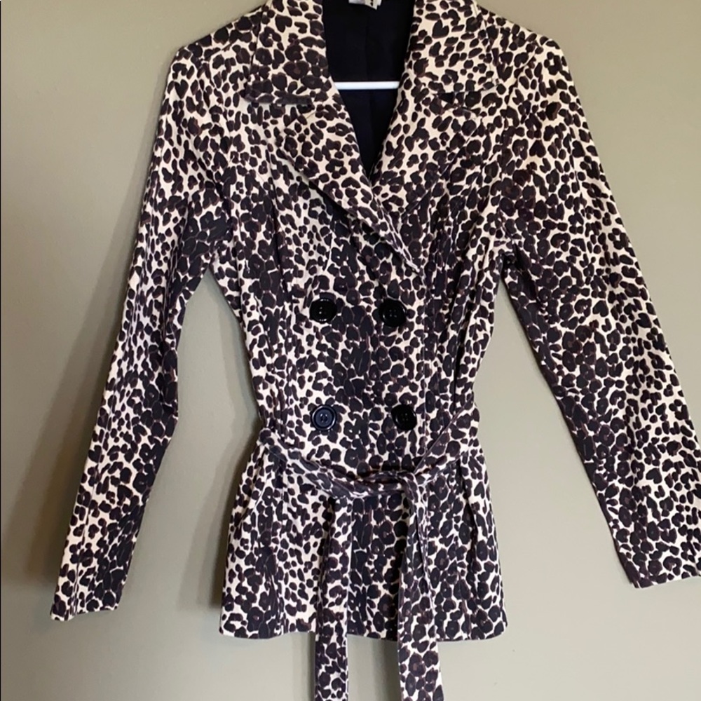 HEART SOUL: Leopard Print Light-weight Jacket: Size L Juniors